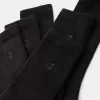 Förpackning med 3 broderade strumpor Förpackning med 3 broderade strumpor