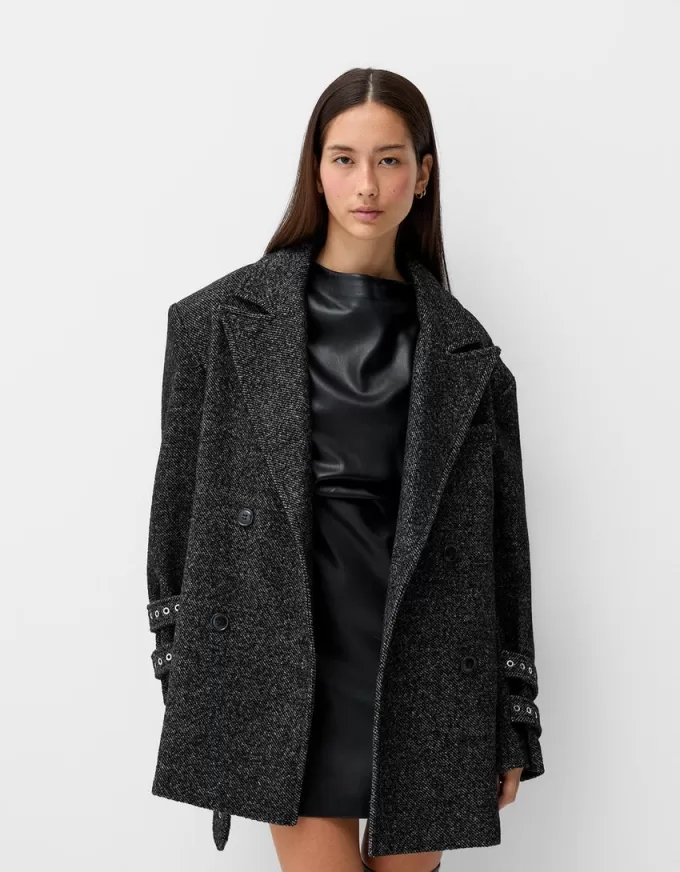 Generation Bershka kappa med öljetter Generation Bershka kappa med öljetter