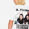 Gilmore Girls tryckt kortärmad T-shirt Gilmore Girls tryckt kortärmad T-shirt