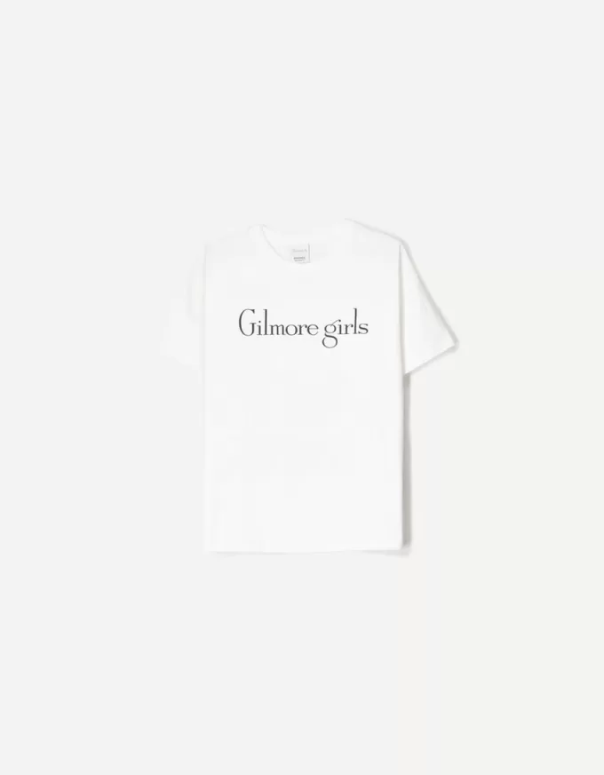 Gilmore Girls tryckt kortärmad T-shirt Gilmore Girls tryckt kortärmad T-shirt