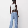 Gingham rutiga byxor