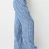 Gingham rutiga byxor