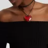 Hjärta halsband Hjärta halsband