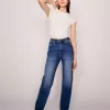 Höga mom-jeans med avslappnad passform Höga mom-jeans med avslappnad passform