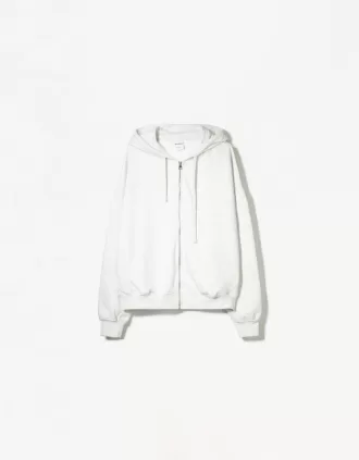 Hoodie med dragkedja