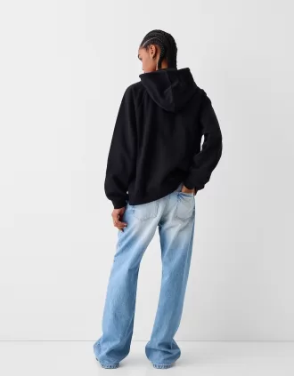 Hoodie med dragkedja