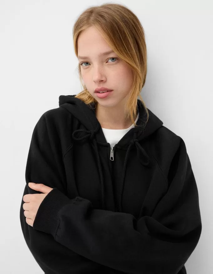 Hoodie med dragkedja Hoodie med dragkedja