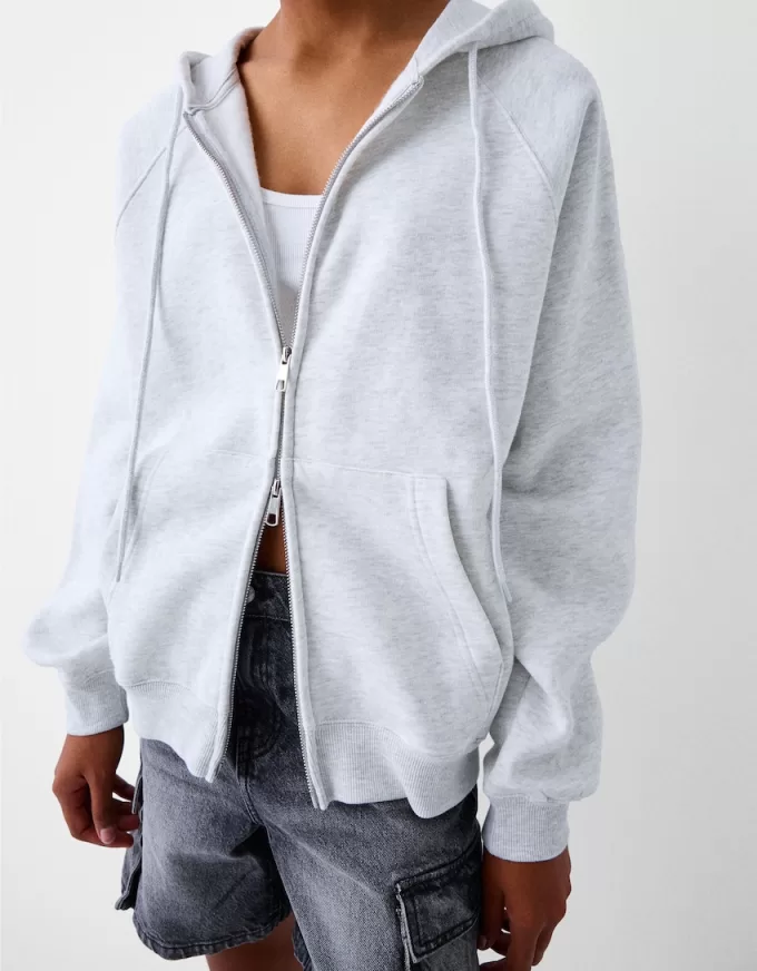 Hoodie med dragkedja Hoodie med dragkedja