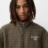 Houndstooth filt texturjacka Houndstooth filt texturjacka