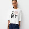 I Love New York T-shirt med mellanlånga ärmar I Love New York T-shirt med mellanlånga ärmar