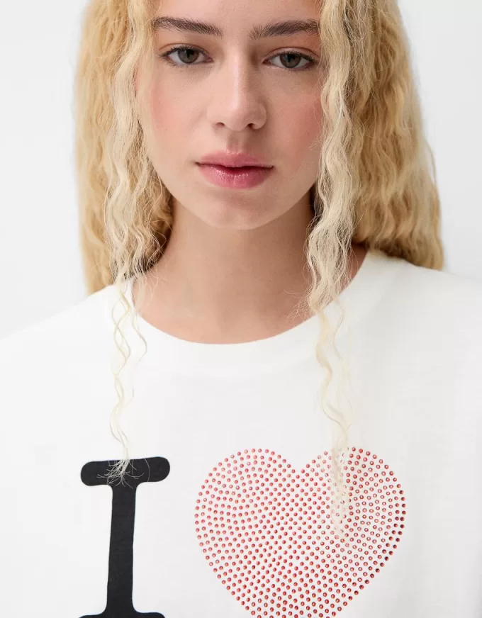 I Love New York T-shirt med mellanlånga ärmar I Love New York T-shirt med mellanlånga ärmar