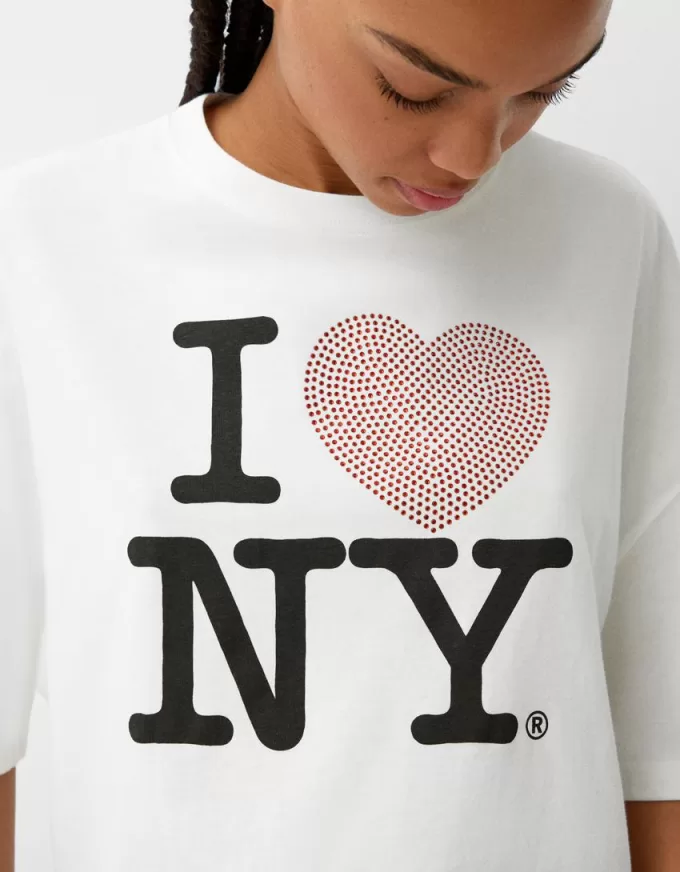I Love New York T-shirt med mellanlånga ärmar I Love New York T-shirt med mellanlånga ärmar