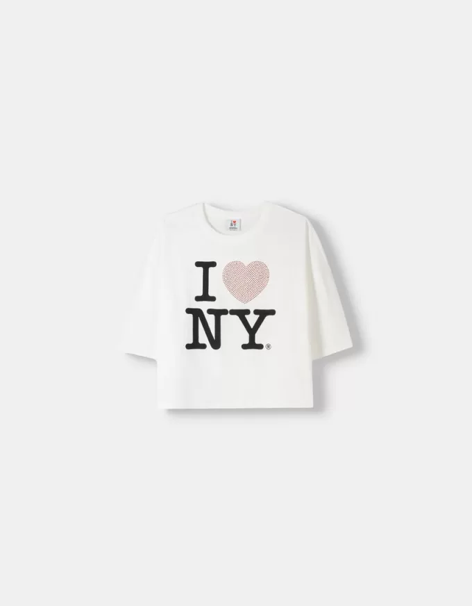 I Love New York T-shirt med mellanlånga ärmar I Love New York T-shirt med mellanlånga ärmar