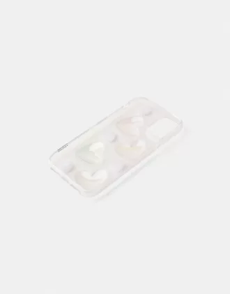 Iriserande hjärta iPhone skal