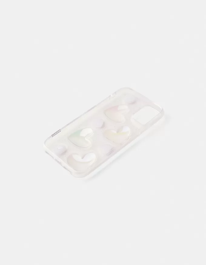 Iriserande hjärta iPhone skal