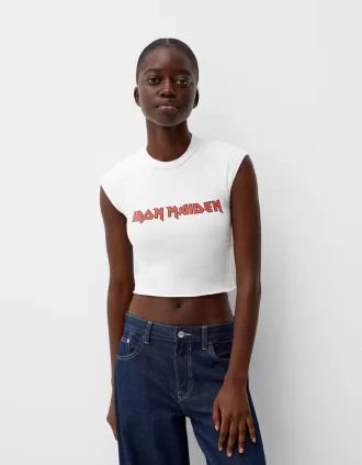 Iron Maiden beskuren kortärmad T-shirt