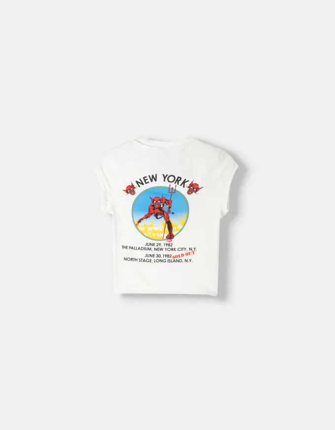 Iron Maiden beskuren kortärmad T-shirt Iron Maiden beskuren kortärmad T-shirt