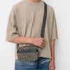 Jacquard crossbody-väska Jacquard crossbody-väska
