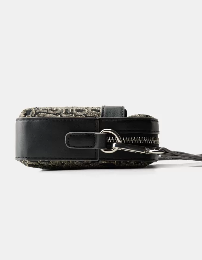 Jacquard crossbody-väska Jacquard crossbody-väska