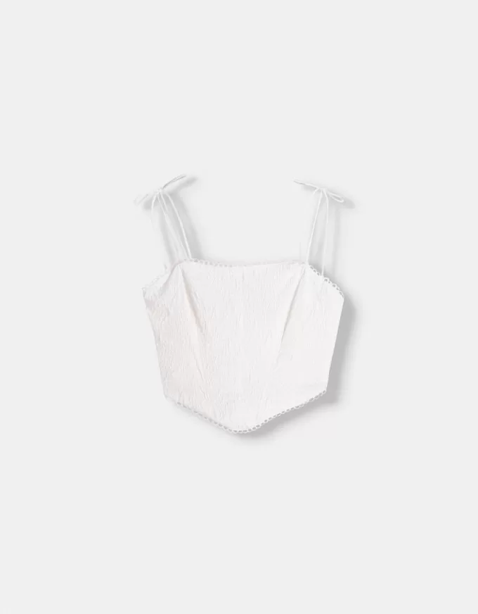 Jacquard korsetttopp Jacquard korsetttopp