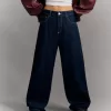 Jeans med breda fat Jeans med breda fat