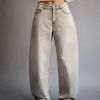 Jeans med breda fat