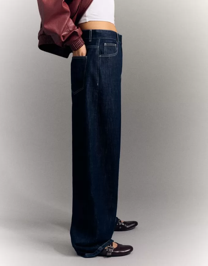 Jeans med breda fat Jeans med breda fat