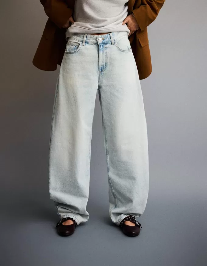 Jeans med breda fat Jeans med breda fat