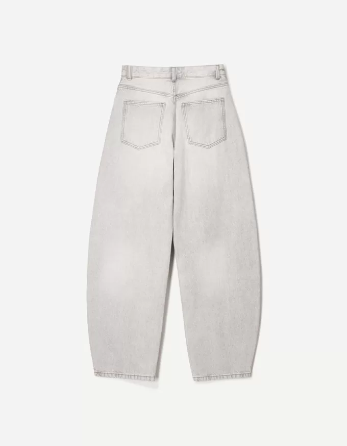 Jeans med breda fat