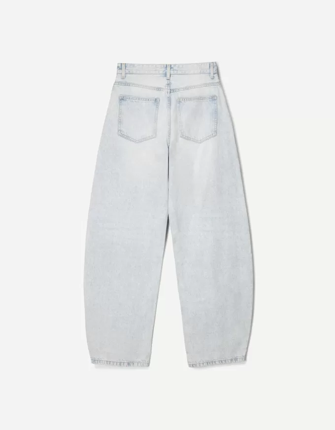 Jeans med breda fat
