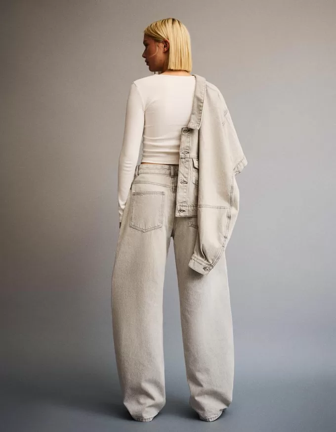 Jeans med breda fat Jeans med breda fat