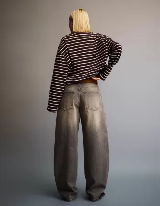 Jeans med breda fat