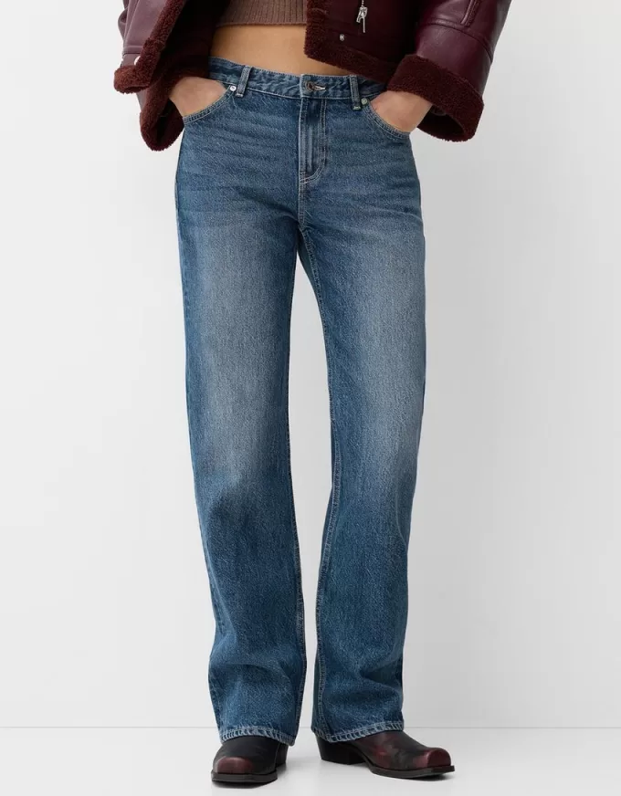 Jeans med rak passform
