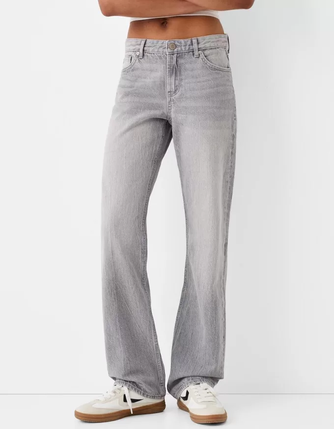 Jeans med rak passform Jeans med rak passform