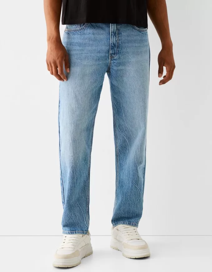 Jeans med rak passform Jeans med rak passform