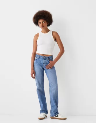 Jeans med rak passform