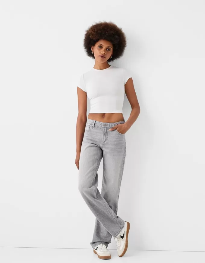 Jeans med rak passform Jeans med rak passform