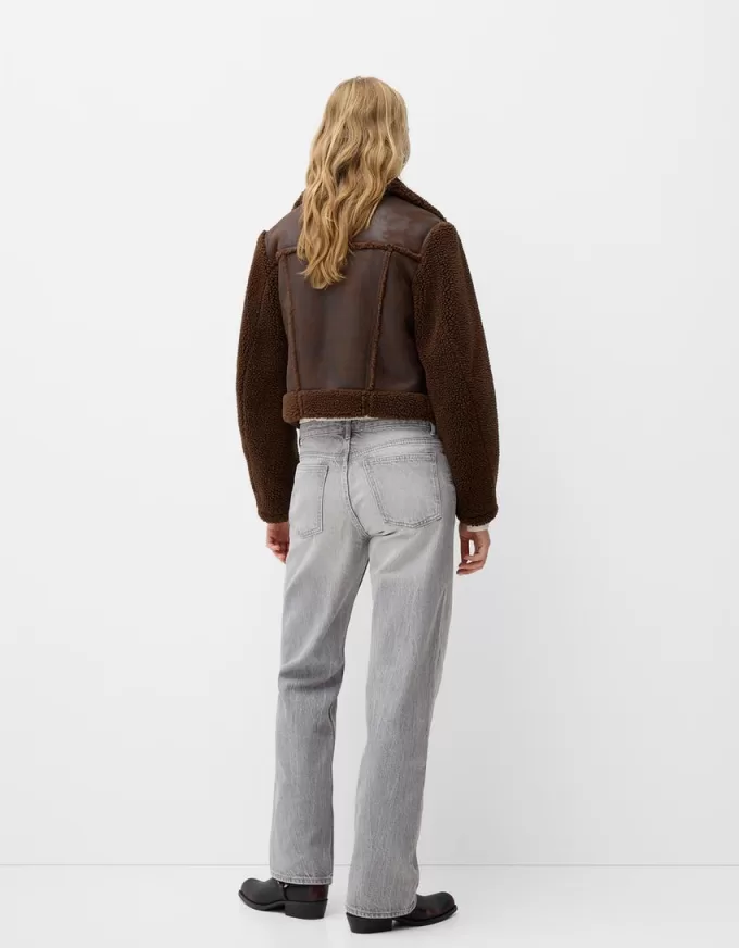 Jeans med rak passform Jeans med rak passform