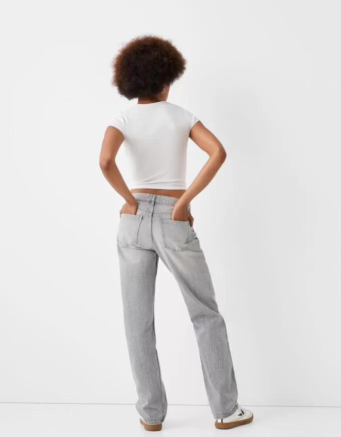 Jeans med rak passform Jeans med rak passform
