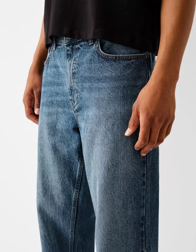 Jeans med rak passform Jeans med rak passform