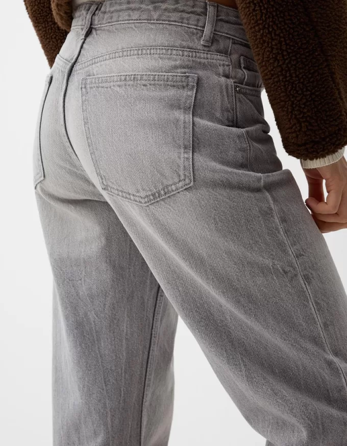 Jeans med rak passform Jeans med rak passform
