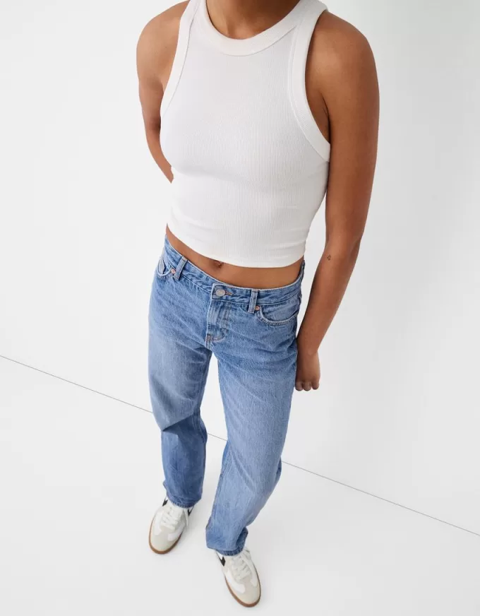 Jeans med rak passform Jeans med rak passform