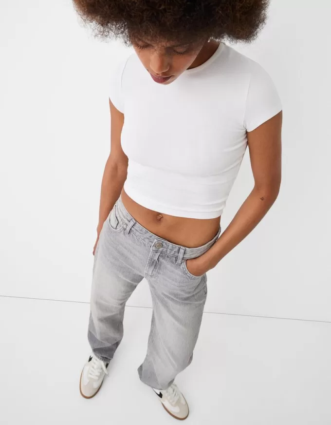 Jeans med rak passform Jeans med rak passform