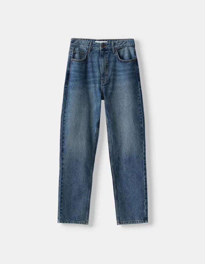 Jeans med rak passform Jeans med rak passform