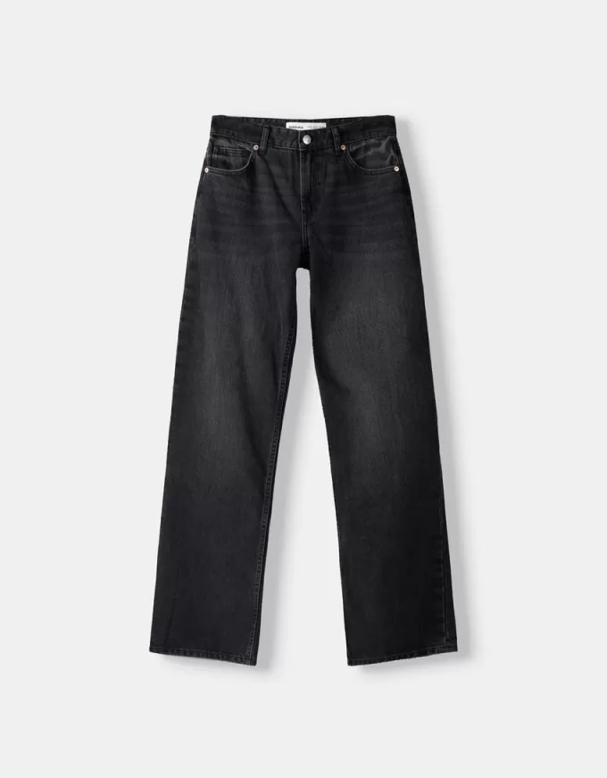 Jeans med rak passform Jeans med rak passform