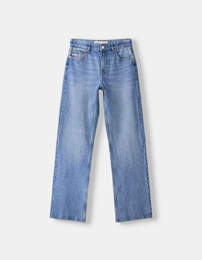 Jeans med rak passform Jeans med rak passform