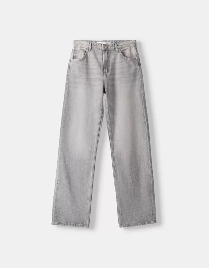 Jeans med rak passform Jeans med rak passform
