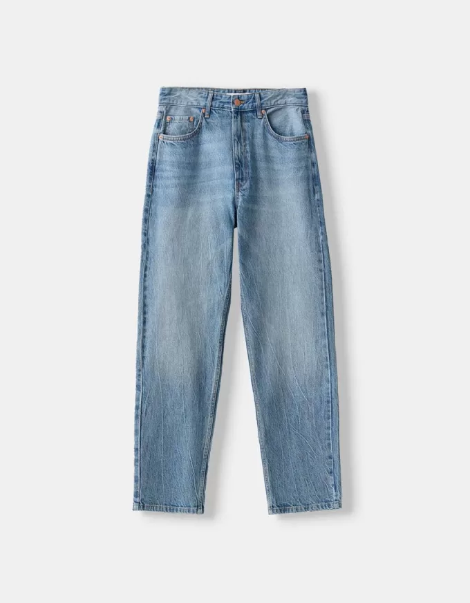 Jeans med rak passform Jeans med rak passform