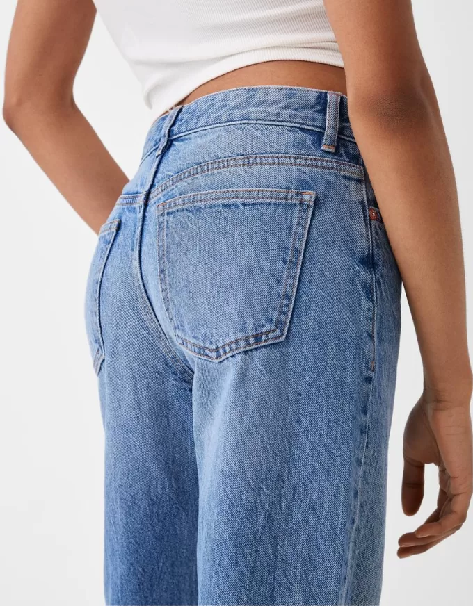 Jeans med rak passform Jeans med rak passform