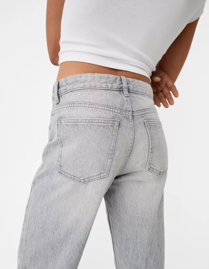 Jeans med rak passform Jeans med rak passform